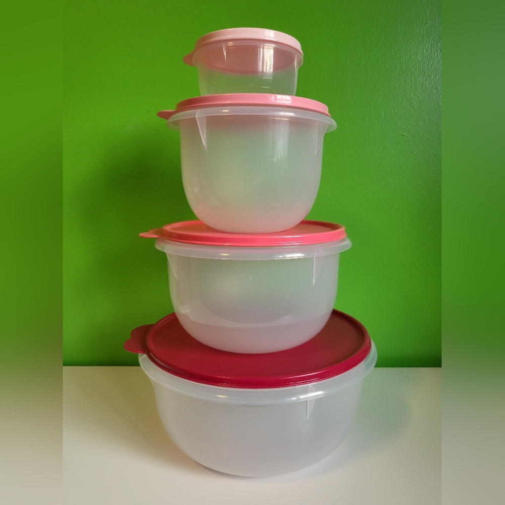 Tupperware 4-pc Classic Mixing Bowl Set